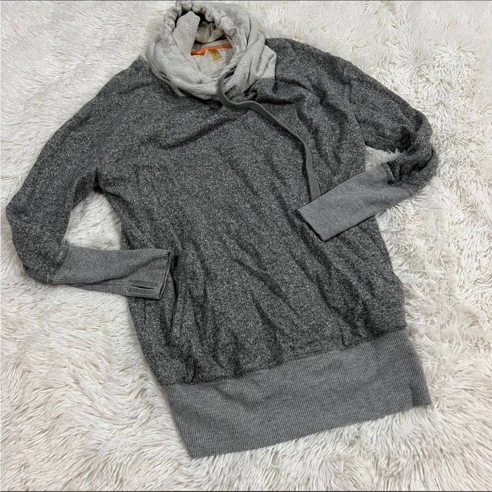 Zella grey cowlneck pullover small